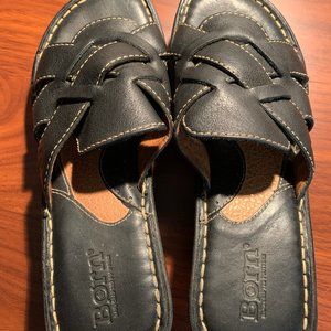 Black Born Mule Size 6